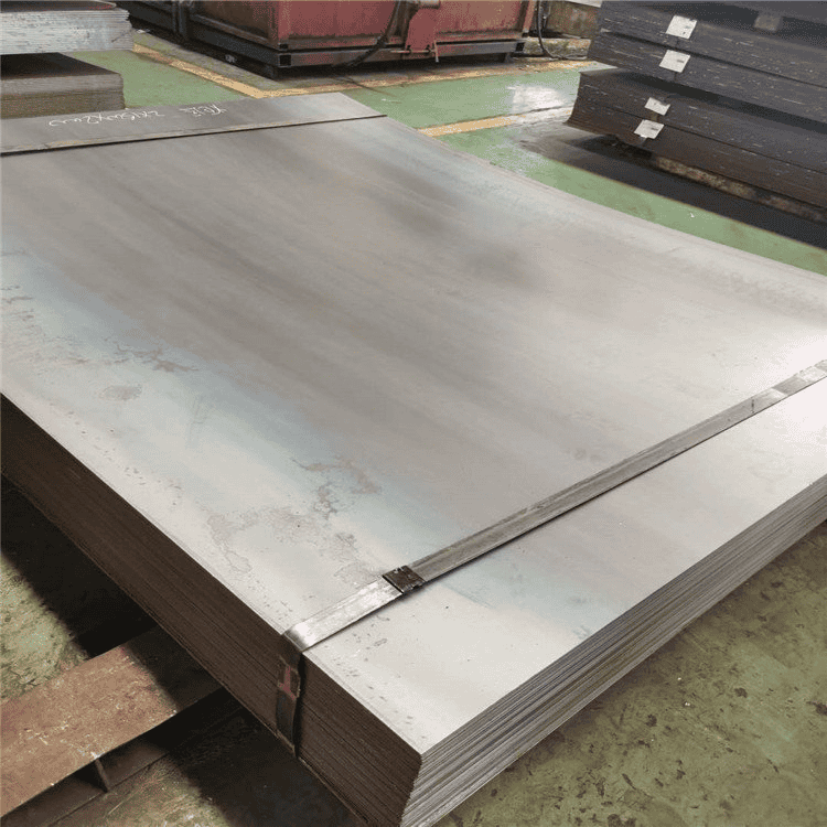 Stack of cut-to-length cold rolled carbon steel sheets with smooth edges