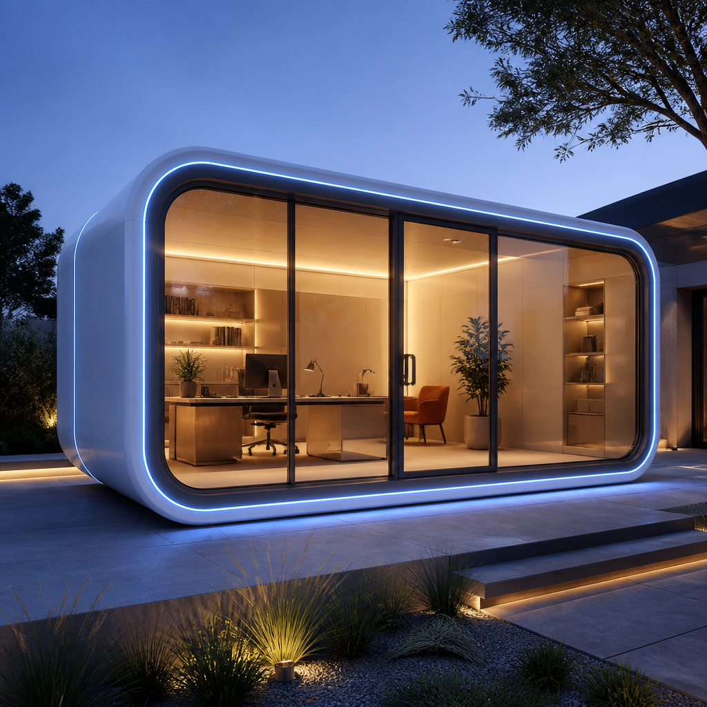 Apple Pod House Side View