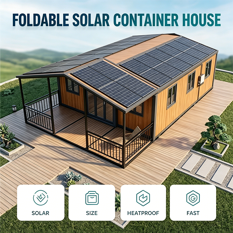 Expandable Folding Container House Exterior Render