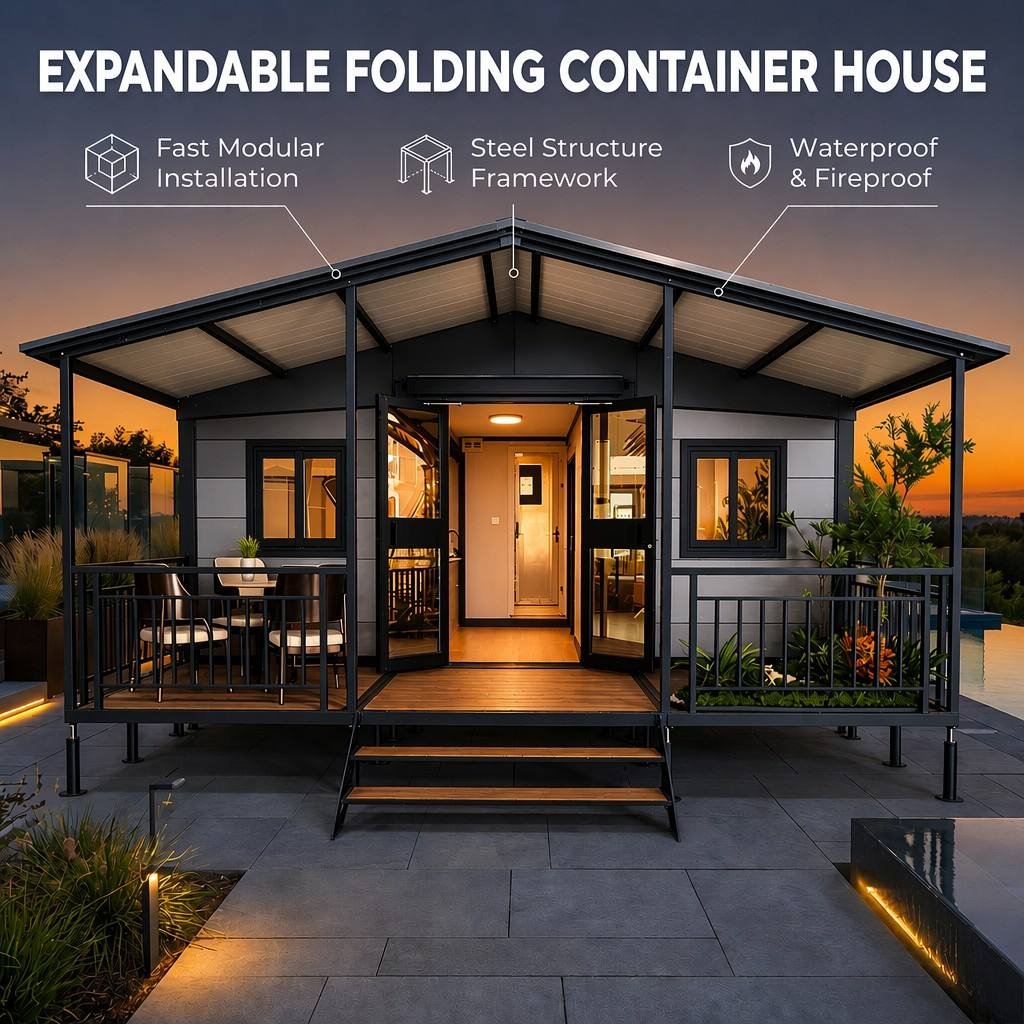 Expandable Folding Container House Main
