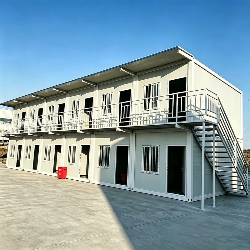Flat Pack Container House Multi Unit Row