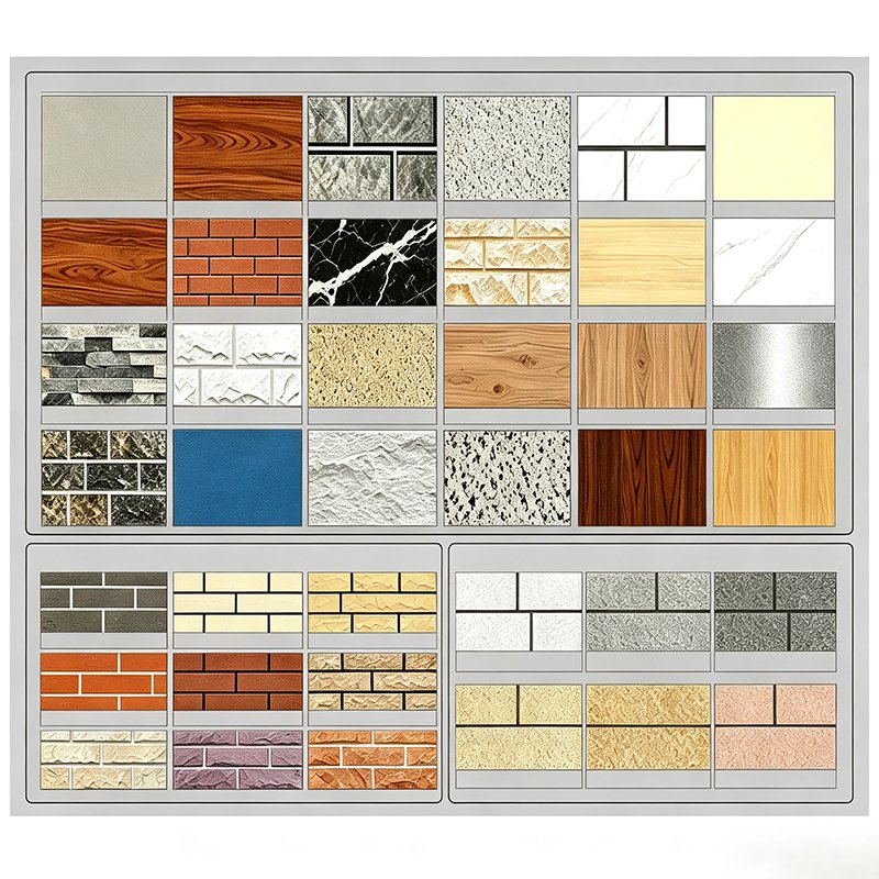 Metal Carved Panel Color Chart