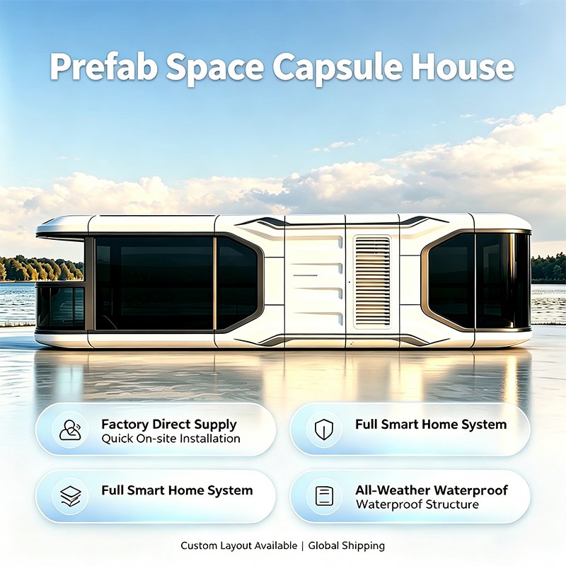 Space Capsule House Luxury Prefab Pod - Image 3