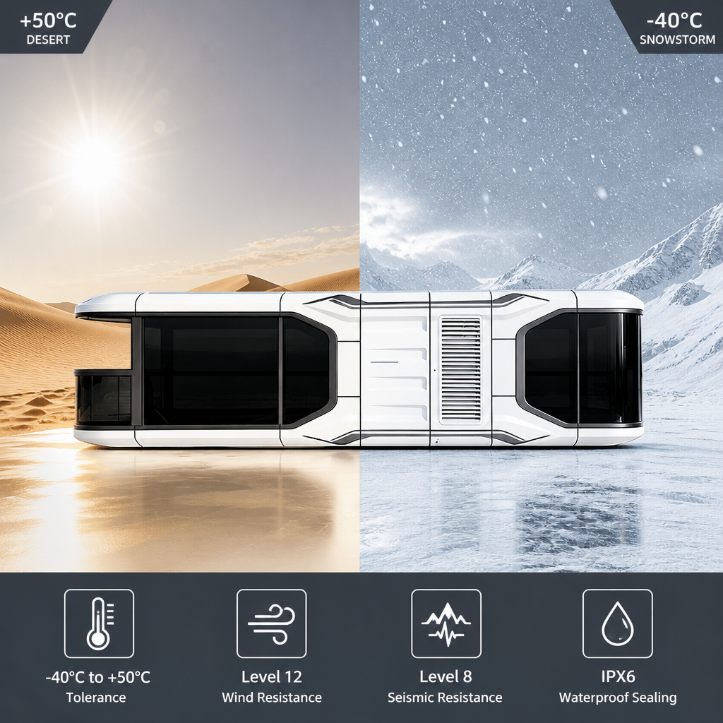 Space Capsule House Luxury Prefab Pod - Image 13