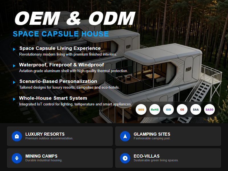 Space Capsule House Luxury Prefab Pod - Image 8