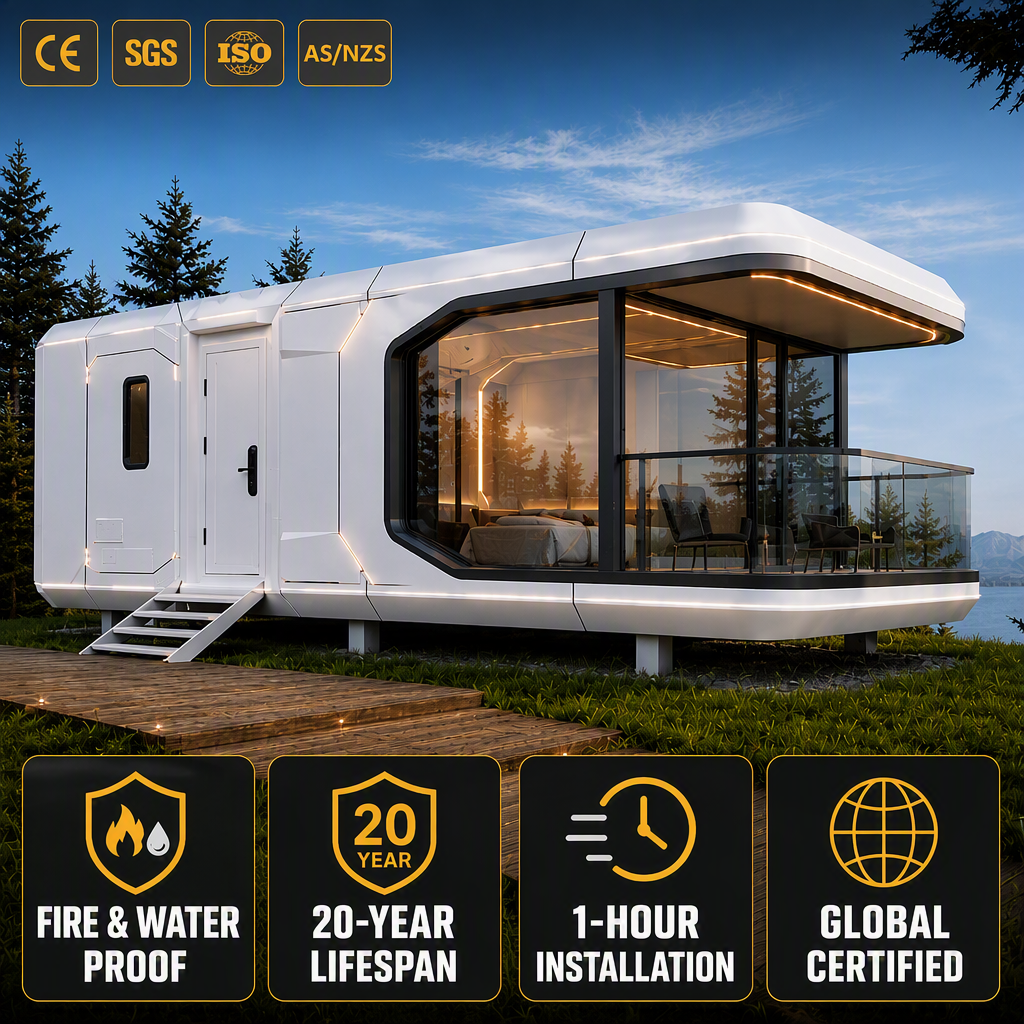 Space Capsule House Luxury Prefab Pod - Image 4
